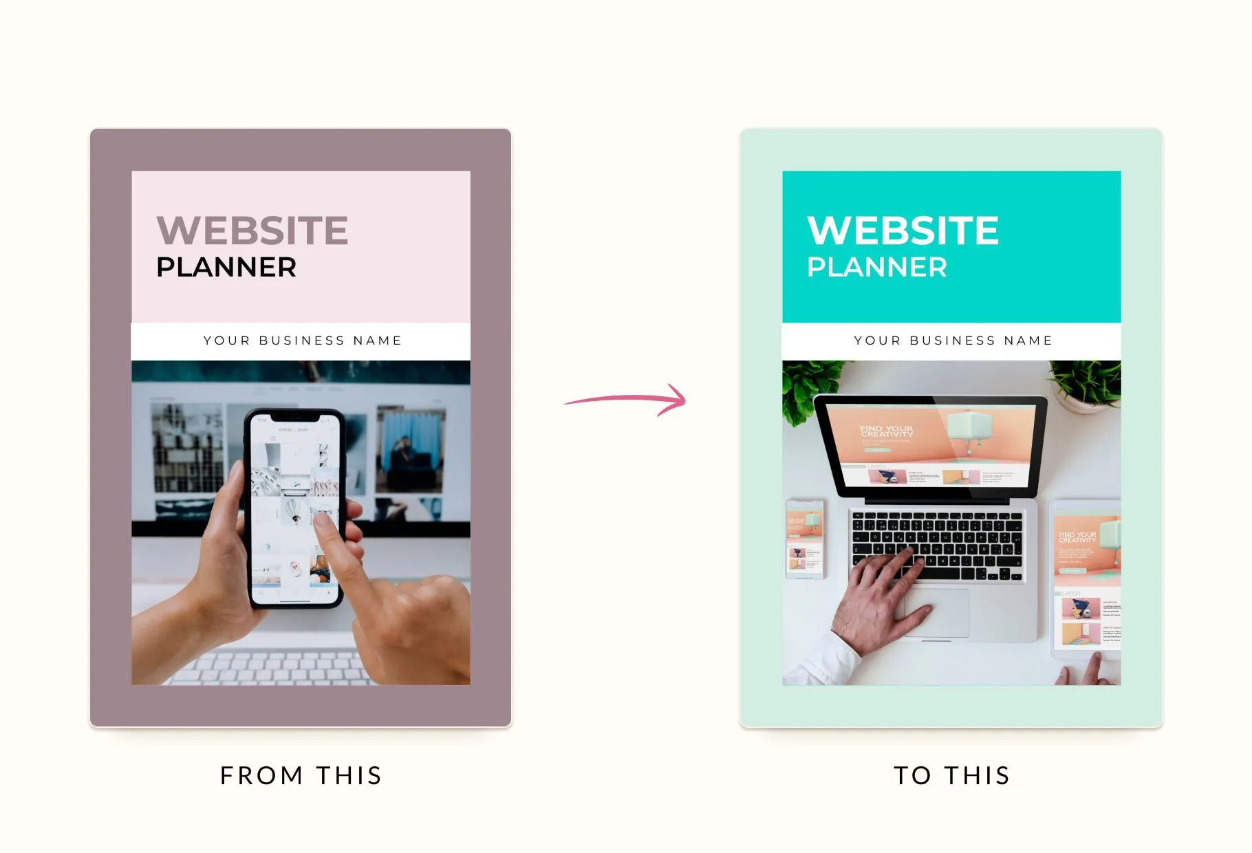 Website Planner Canva Template