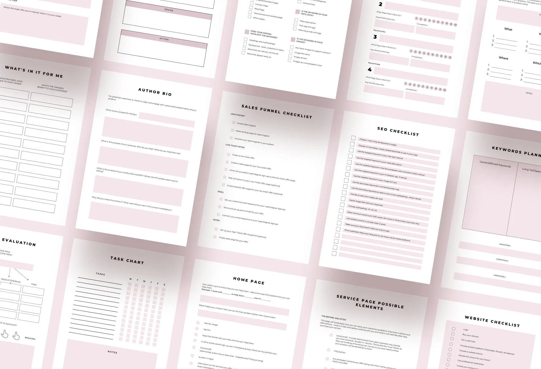 Website Planner Canva Template