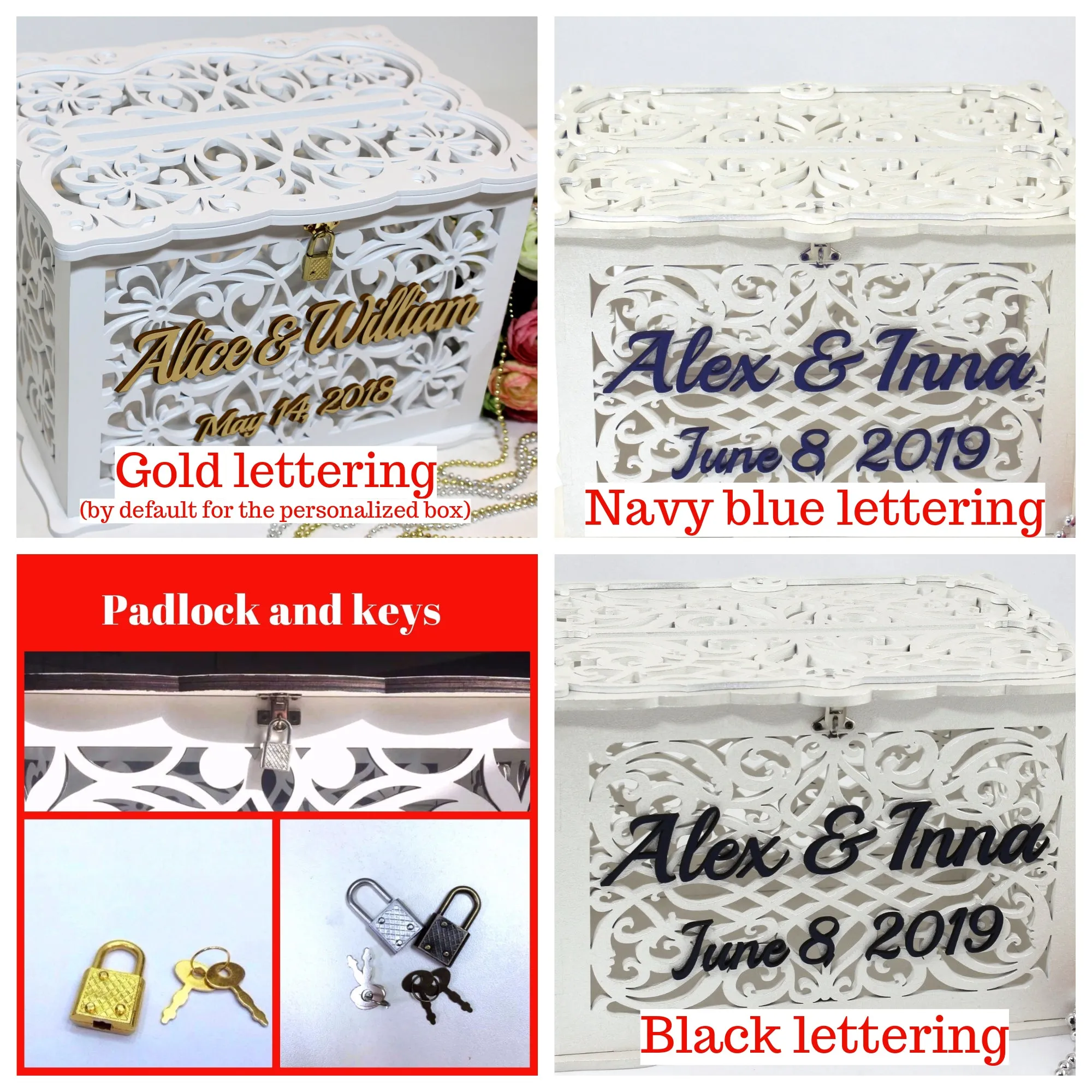 Wedding Card Box, Envelopes, Wedding Reception Monetary Gift, handmade
