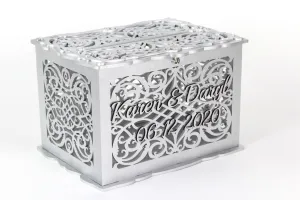 Wedding Card Box, Envelopes, Wedding Reception Monetary Gift, handmade