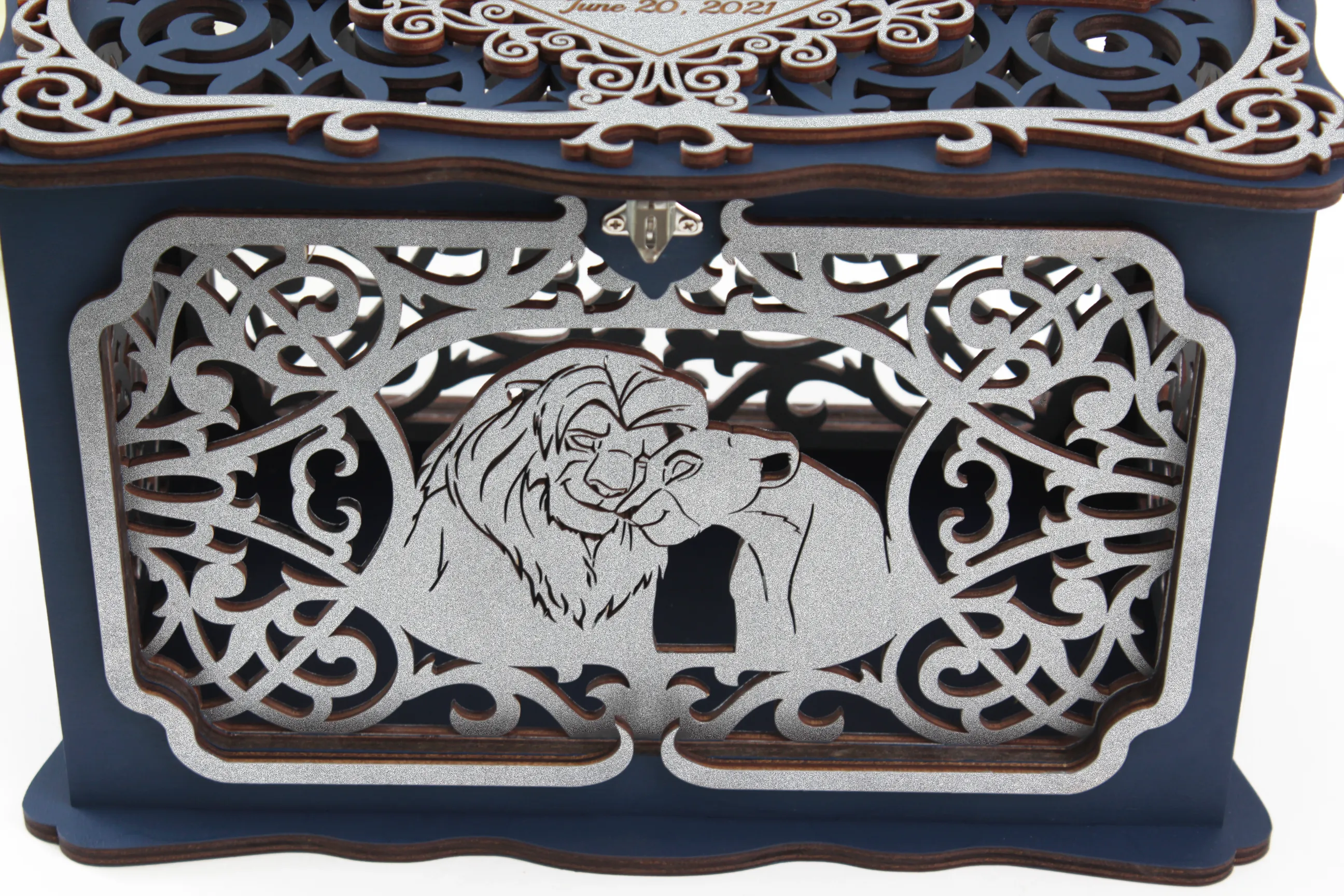 Wedding Card Box Simba Nala King Card Holder Money Envelopes Handmade
