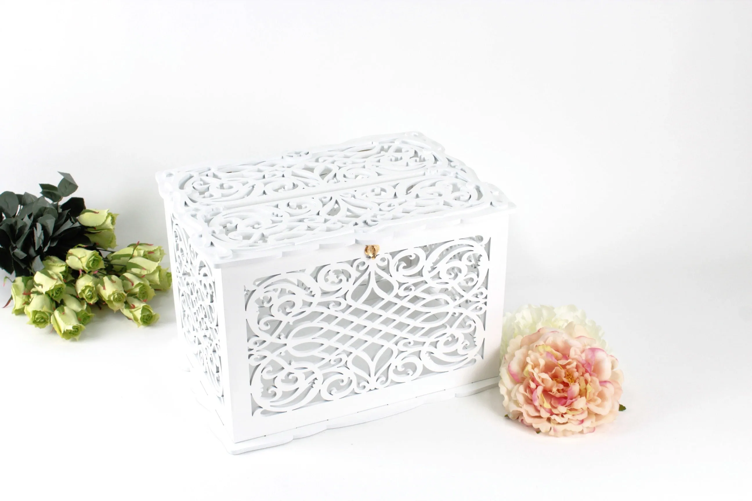 Wedding Envelope Card Box, Wedding Gift, Card Holder, Handmade