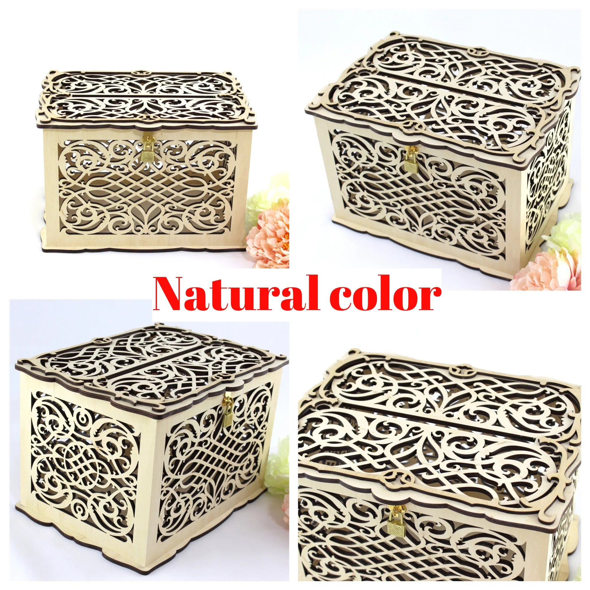 Wedding Envelope Card Box, Wedding Gift, Card Holder, Handmade