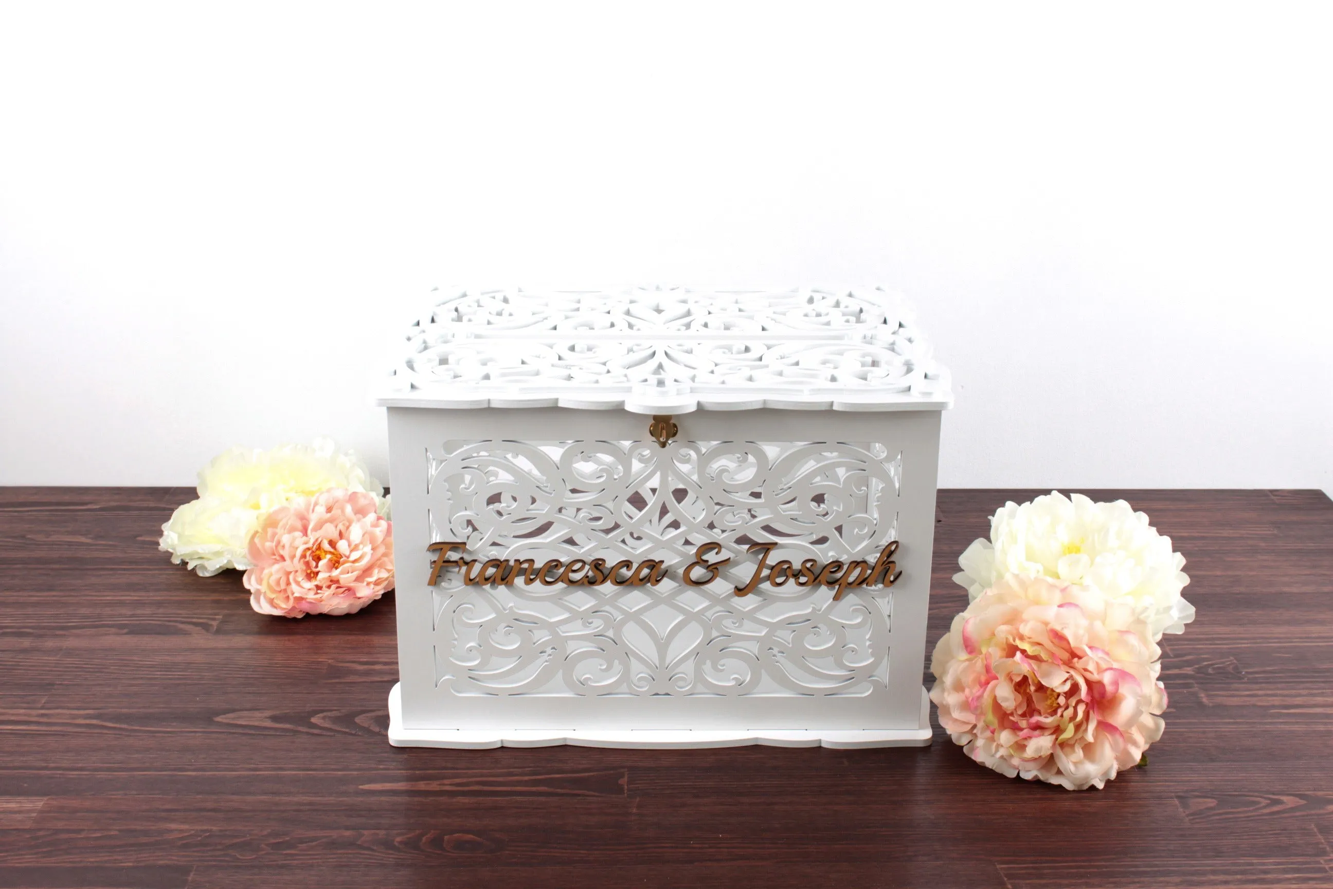 Wedding Envelope Card Box, Wedding Gift, Card Holder, Handmade
