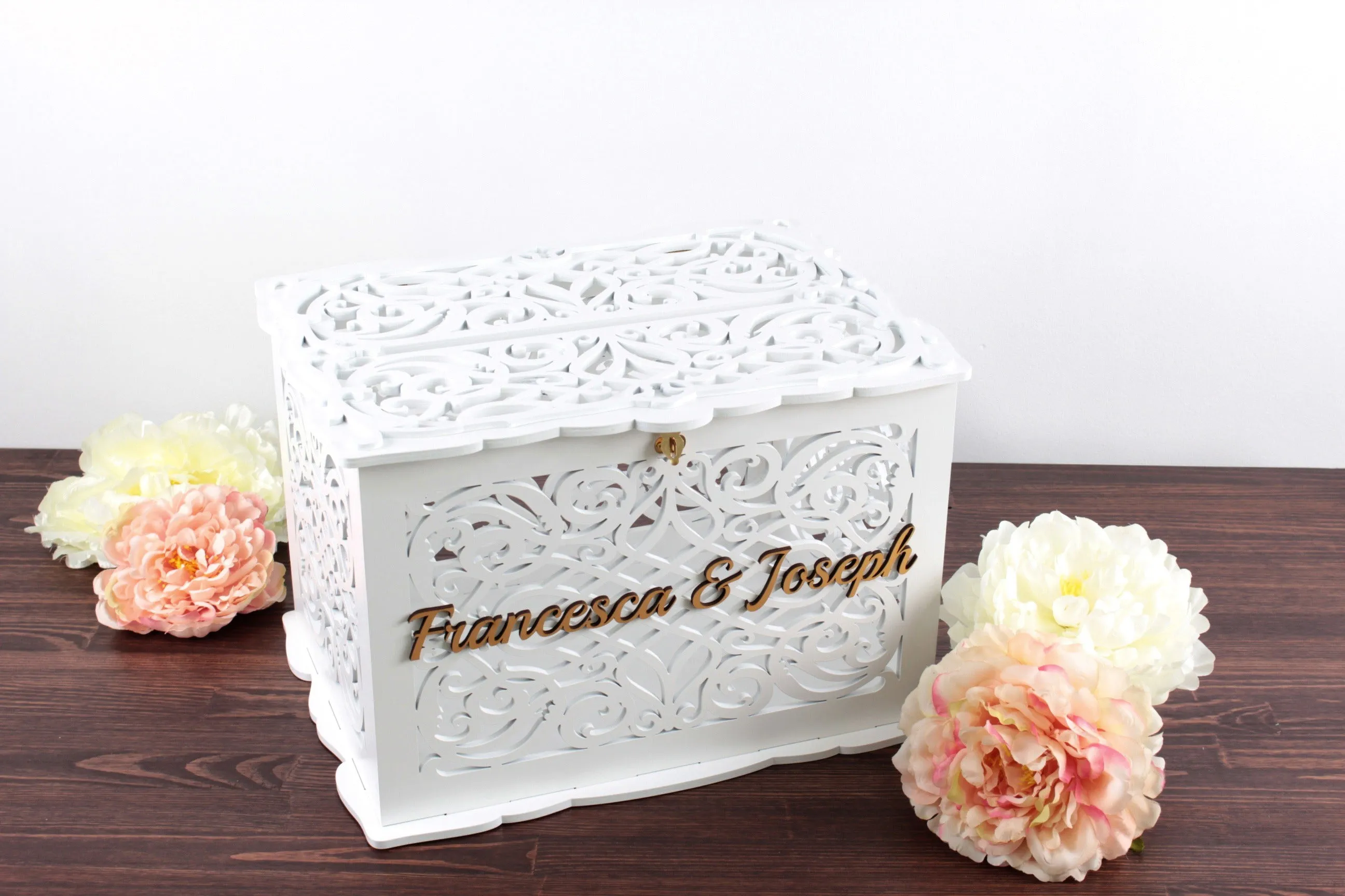 Wedding Envelope Card Box, Wedding Gift, Card Holder, Handmade