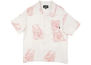 Welcome Rayder Rayon Short Sleeve Shirt Bone