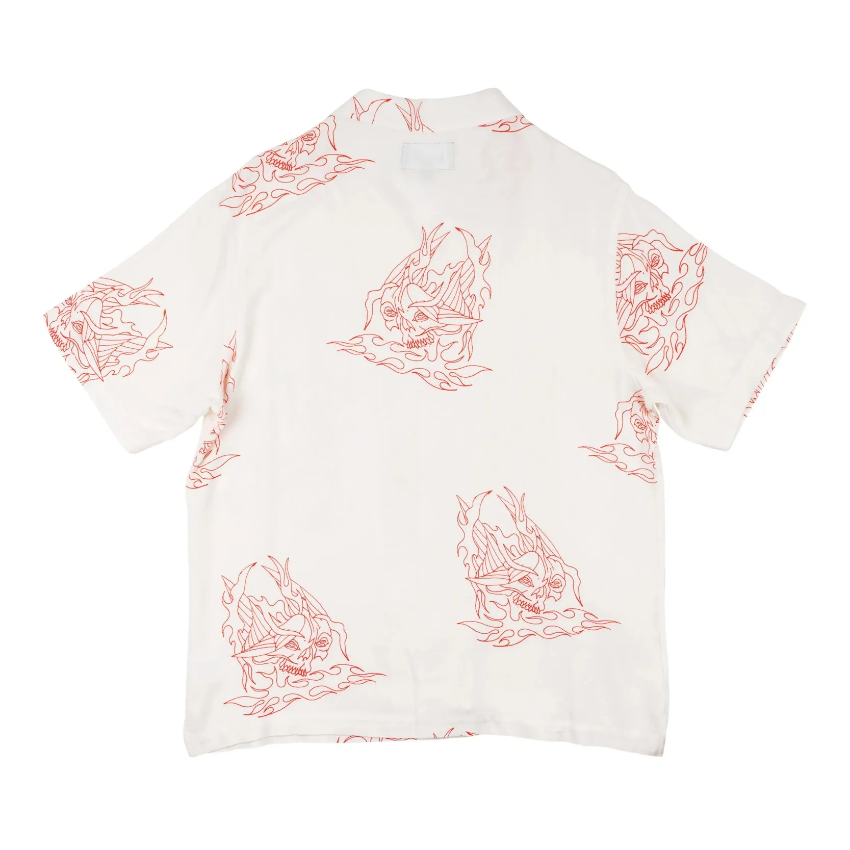 Welcome Rayder Rayon Short Sleeve Shirt Bone