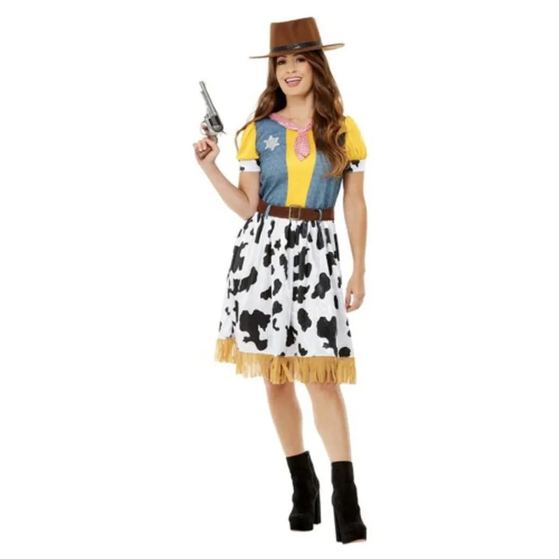Western Cowgirl Costume, Yellow