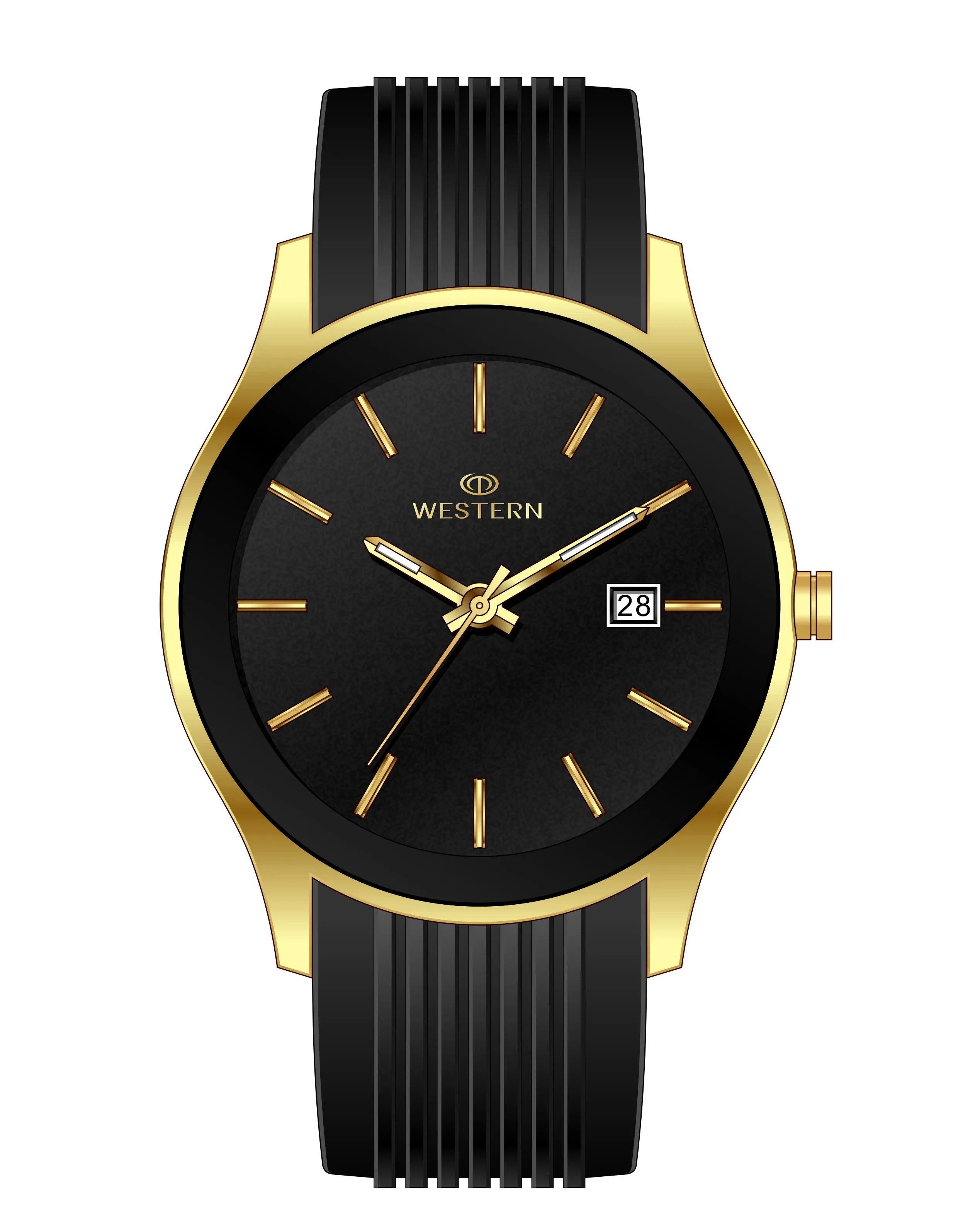WESTERN W7170GGP010C MEN WATCH