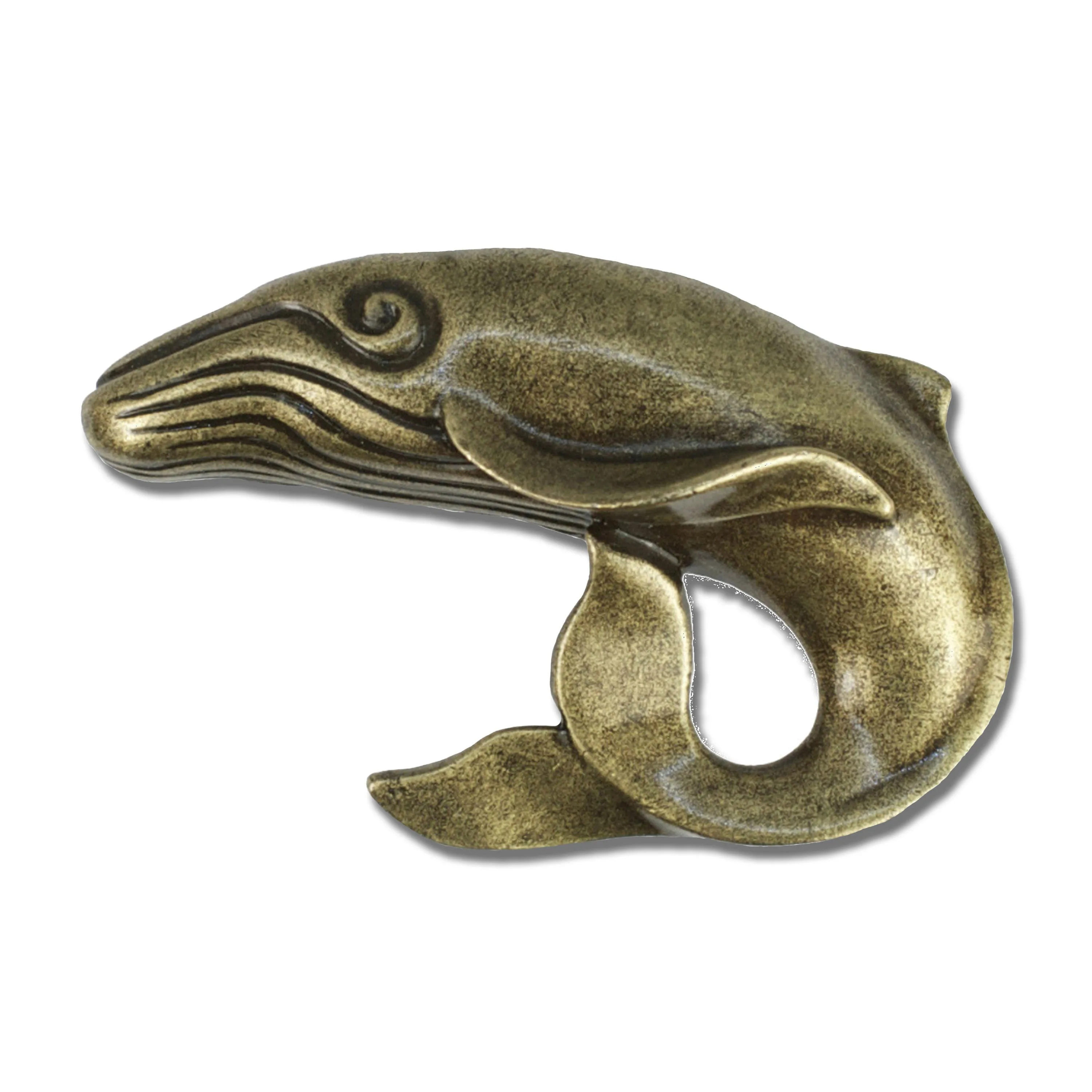 Whale Drawer Pulls and Knobs- Whale Handle, Nautical Pull, Coastal Drawer Pull, Sea Life Cabinet Knob, Ocean Drawer Pulls, Nickel and Brass Whale Knob