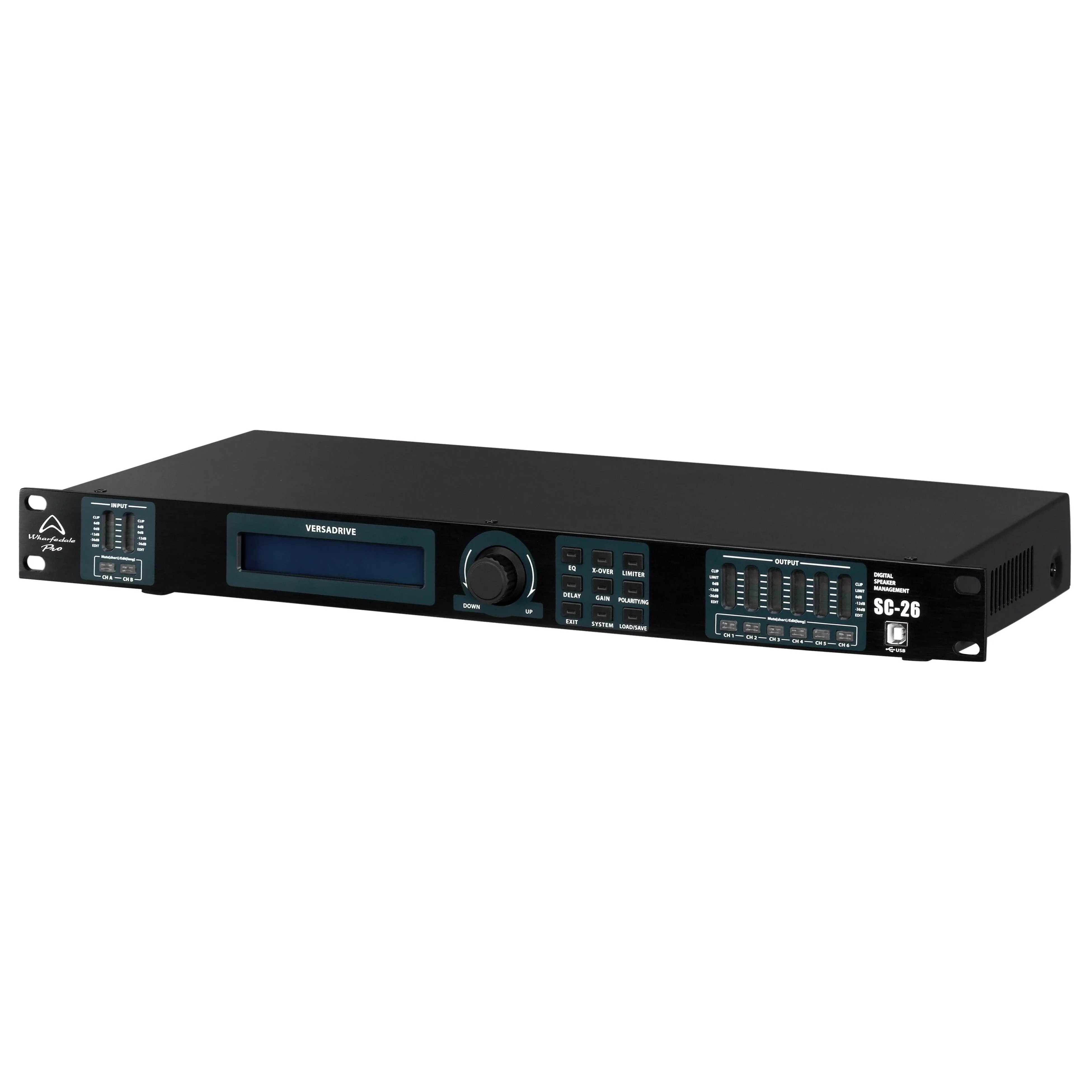 Wharfedale Pro SC26 Versadrive Speaker Management System w/ 2 x XLR inputs and 6 x XLR outputs (Discontinued)