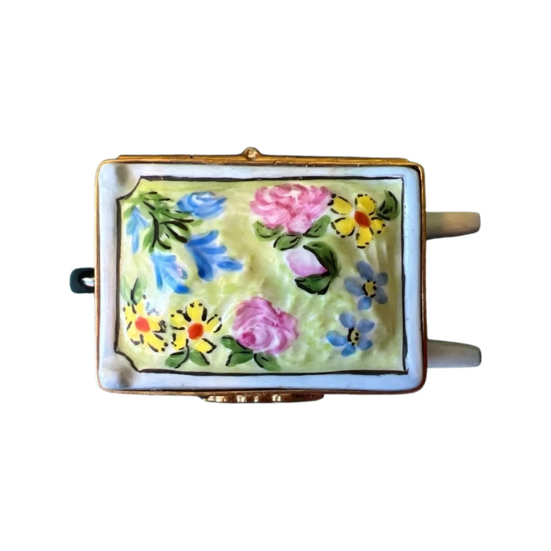 Wheel Barrow: Garden w Flower