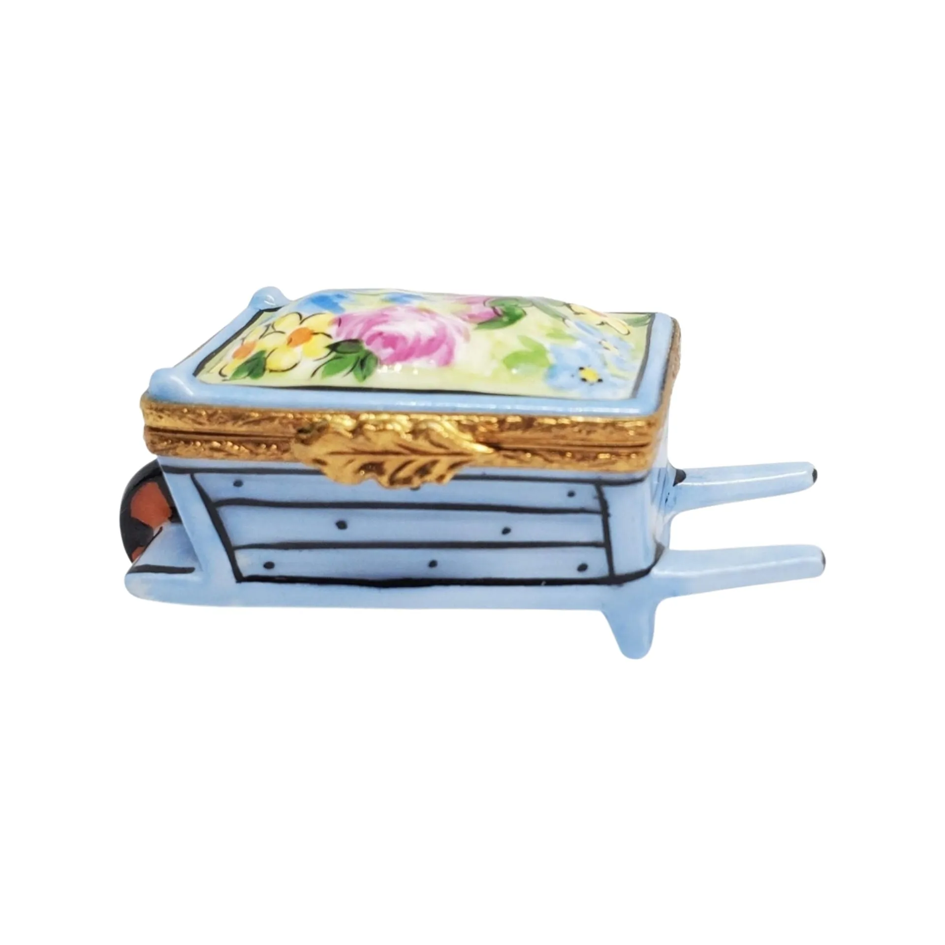 Wheel Barrow: Garden w Flower