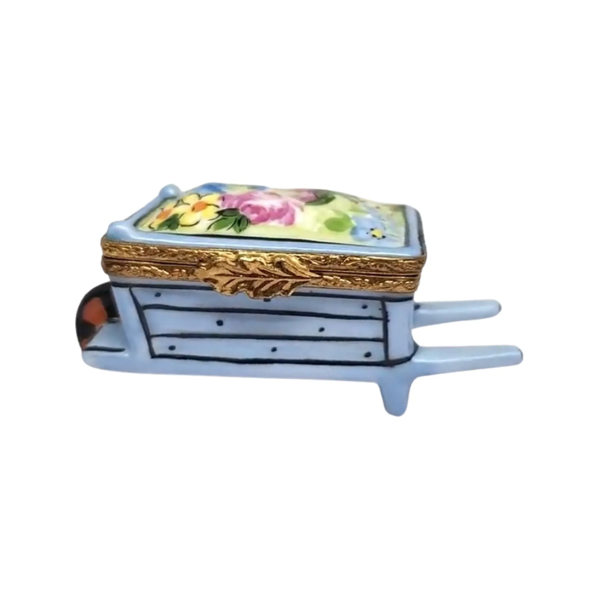 Wheel Barrow: Garden w Flower