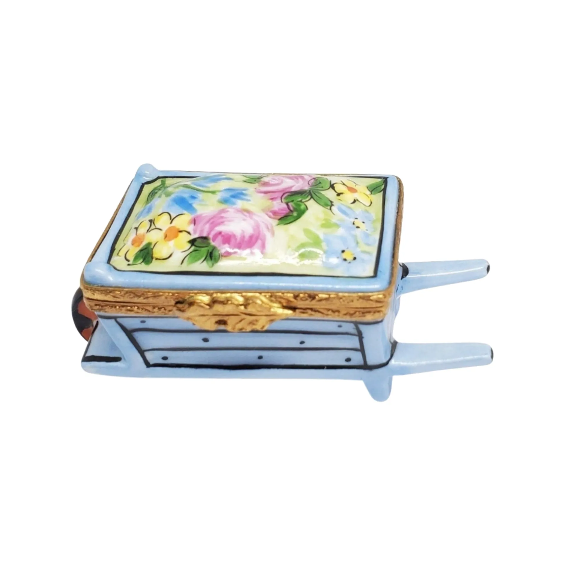 Wheel Barrow: Garden w Flower