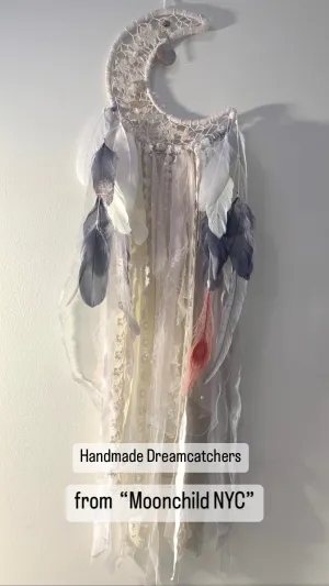“White Angel” Moon Dreamcatcher
