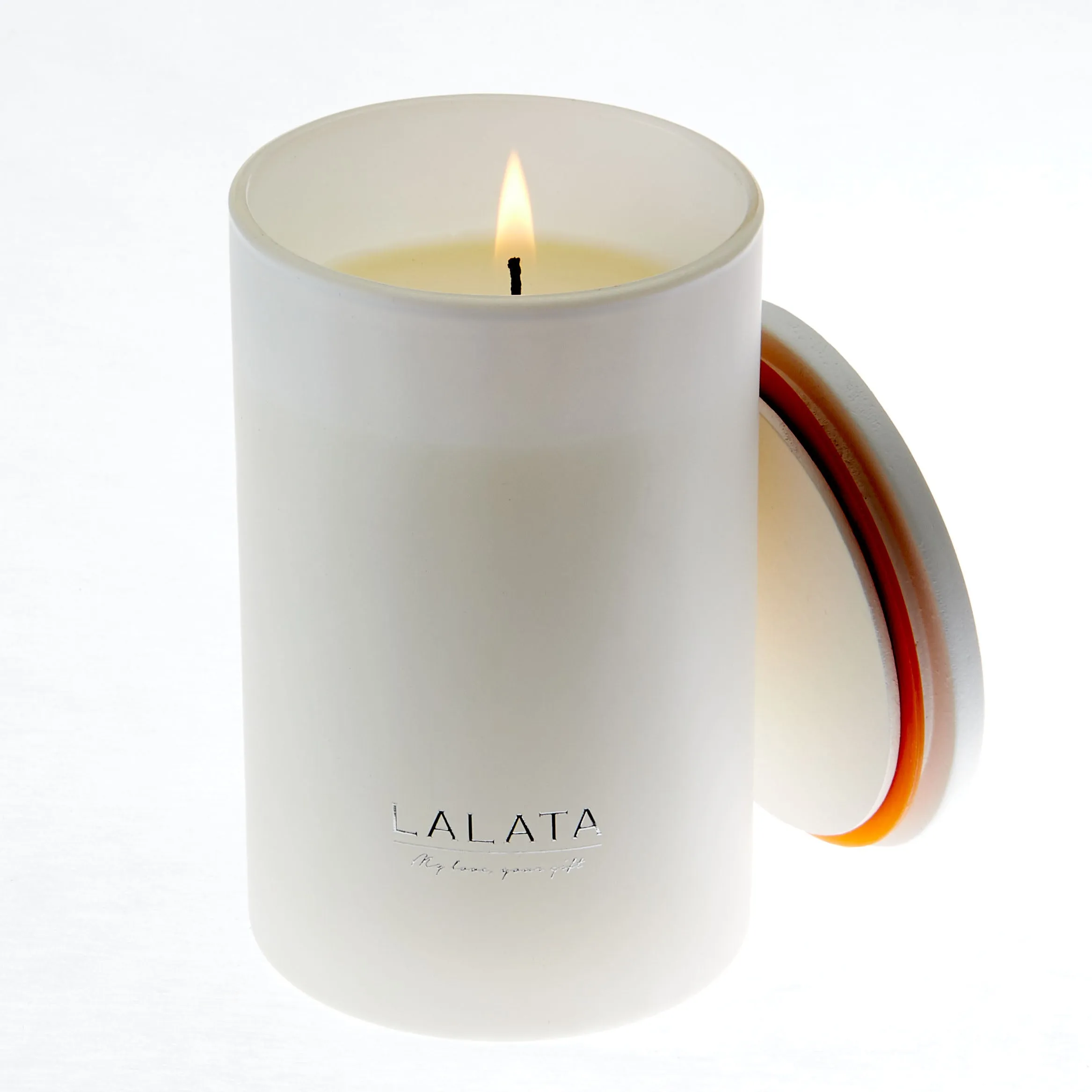 White Candle - Scented Lemon Tea Musk