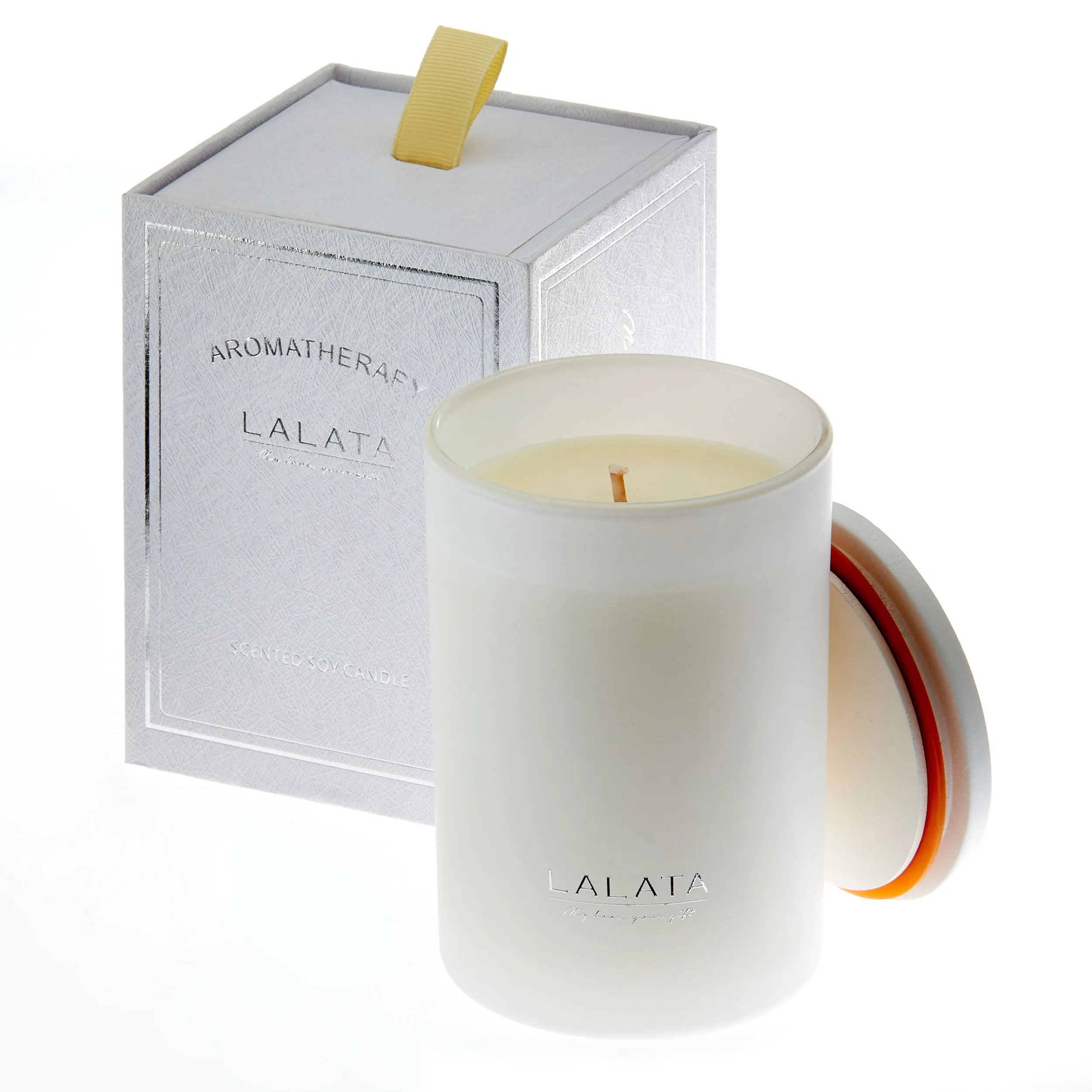 White Candle - Scented Wonderful White Jasmine Lily