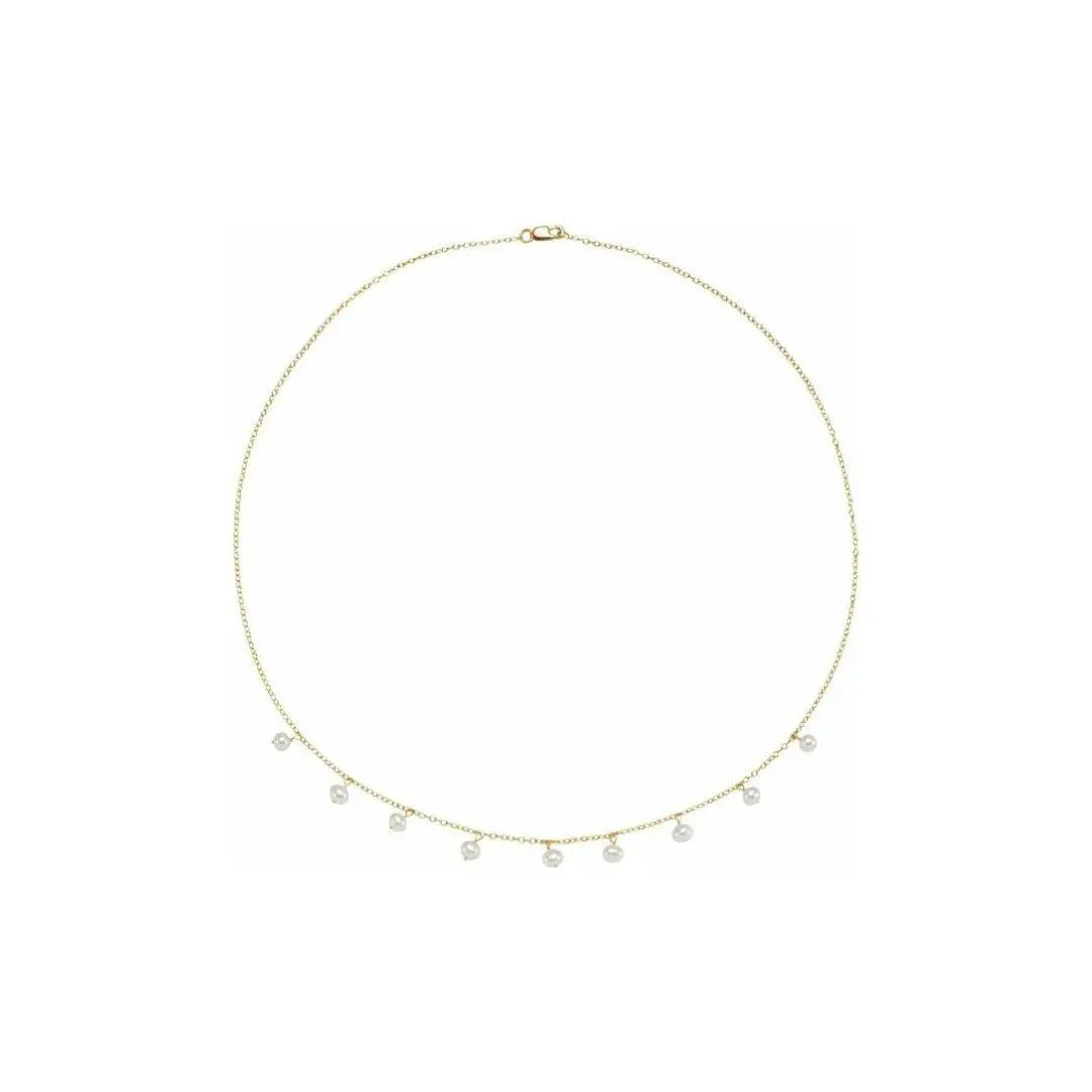 White Freshwater Pearl Necklace