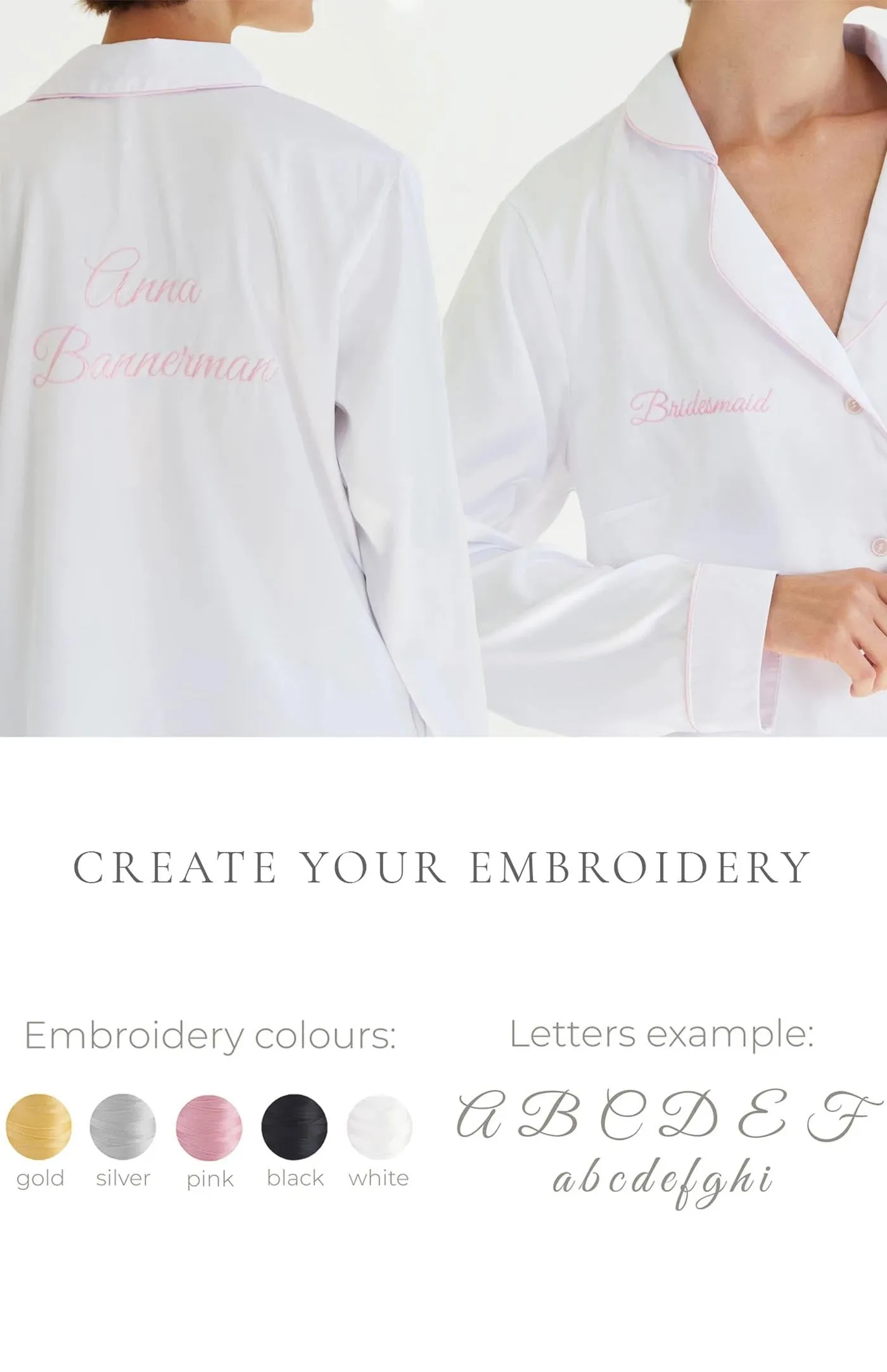 White | Luxury Satin Bridal Sleepwear