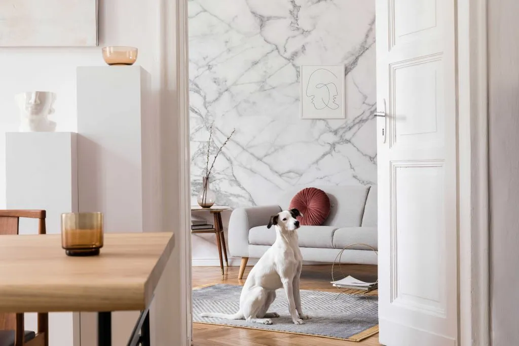 White Marble Wallpaper Mural