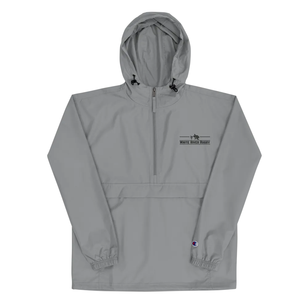 White River Rugby Embroidered Champion Packable Jacket