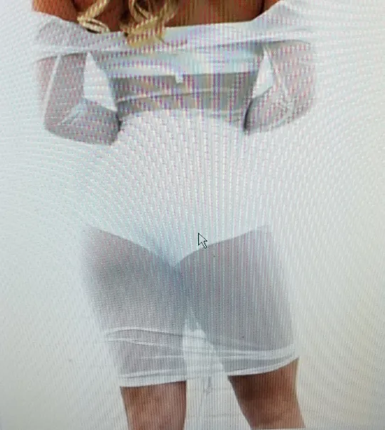 White Sexy Transparent Tie In Front Wrap Cut Dress