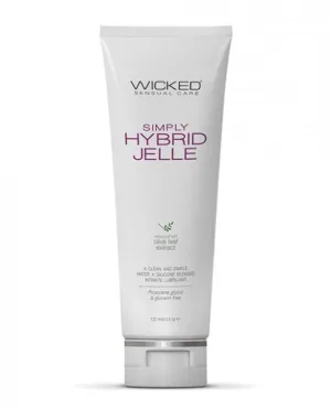 Wicked Sensual Care Simply Hybrid Jelle Lubricant - 4 oz