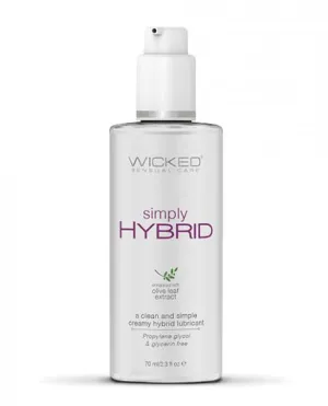 Wicked Sensual Care Simply Hybrid Lubricant - 2.3 oz