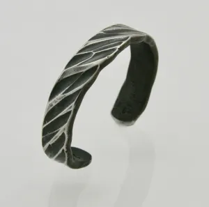 Wide Rope Pattern Cuff Bracelet: Men & Women