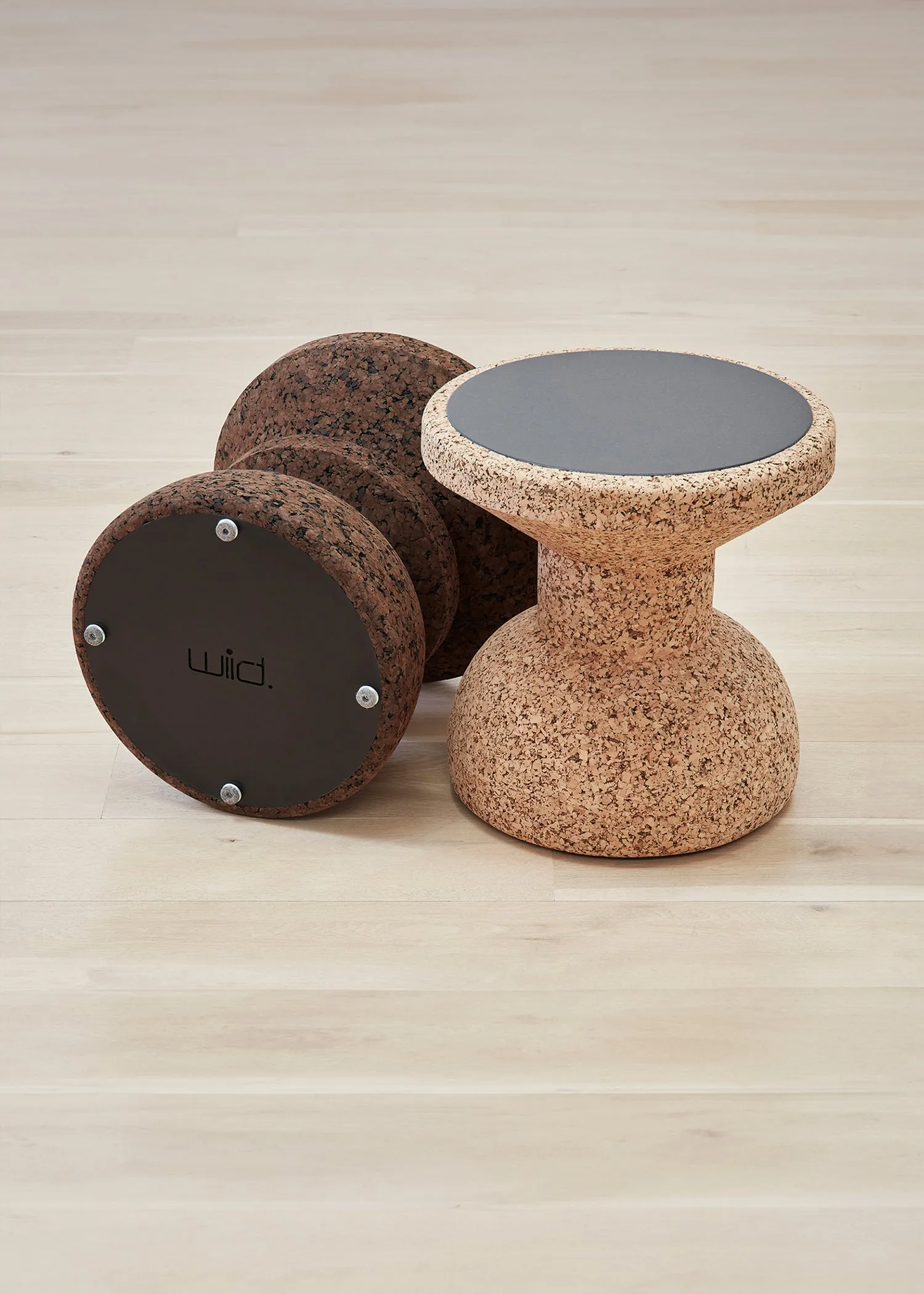 Wiid African Cork & Granite Side Table