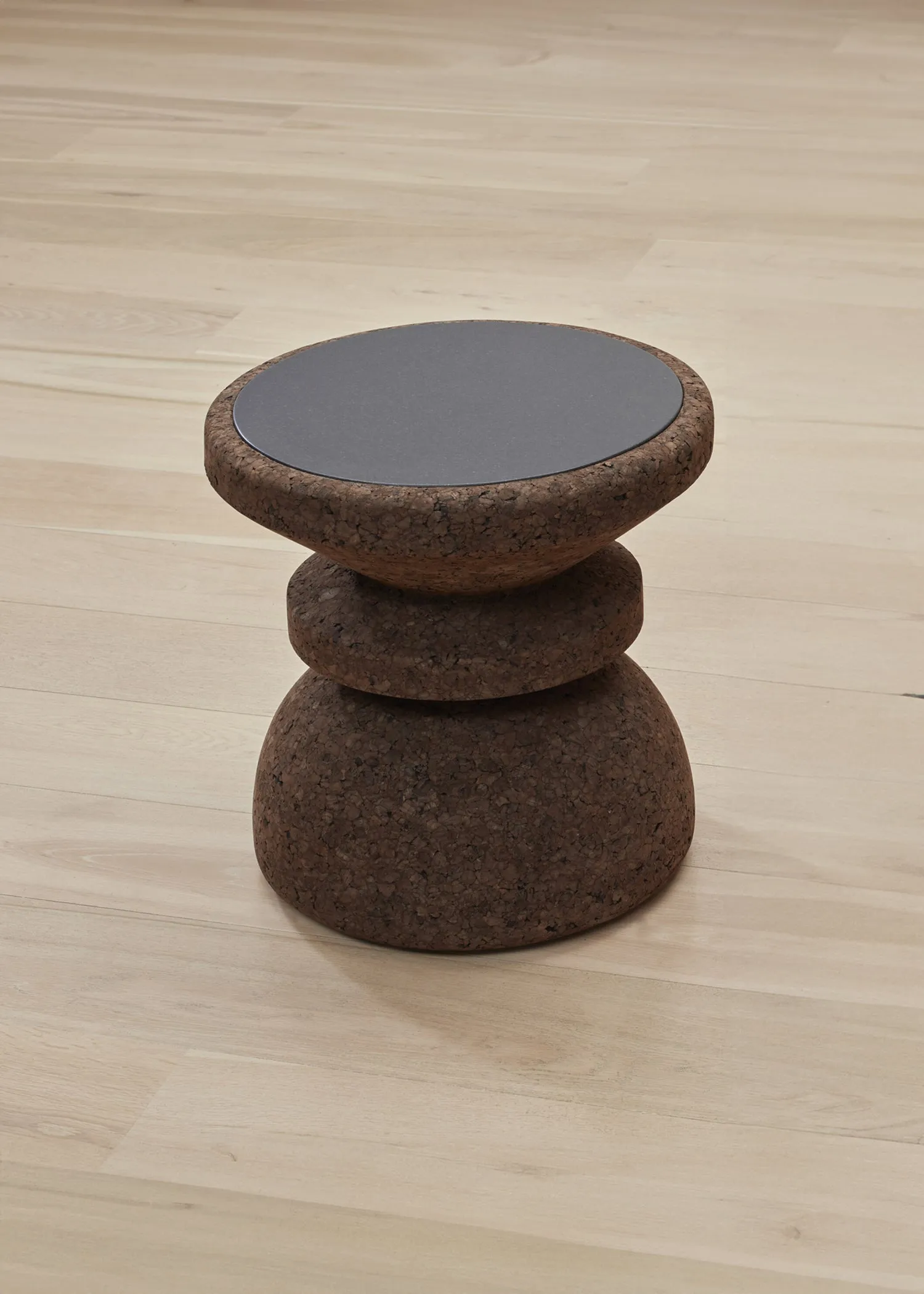 Wiid African Cork & Granite Side Table