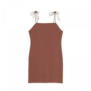 Wild Fable Women's Sleeveless Tie Strap Rib Knit Dress