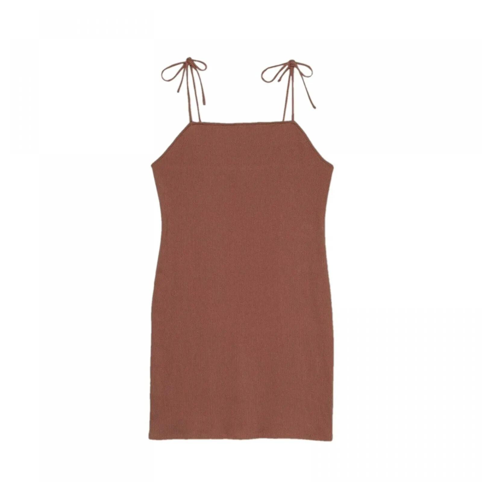 Wild Fable Women's Sleeveless Tie Strap Rib Knit Dress