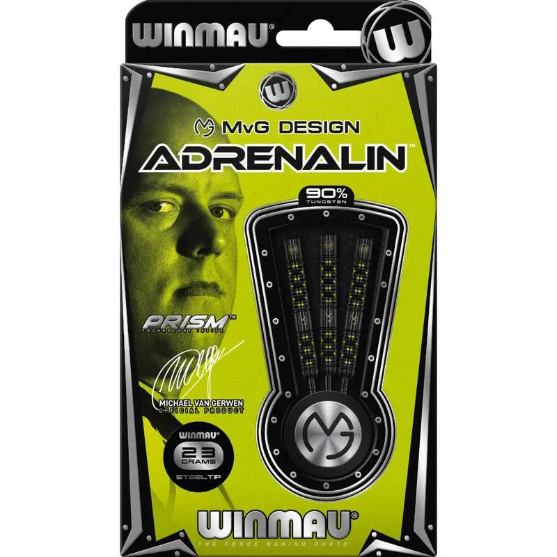 WINMAU MVG ADRENALIN 90% TUNGSTEN DART