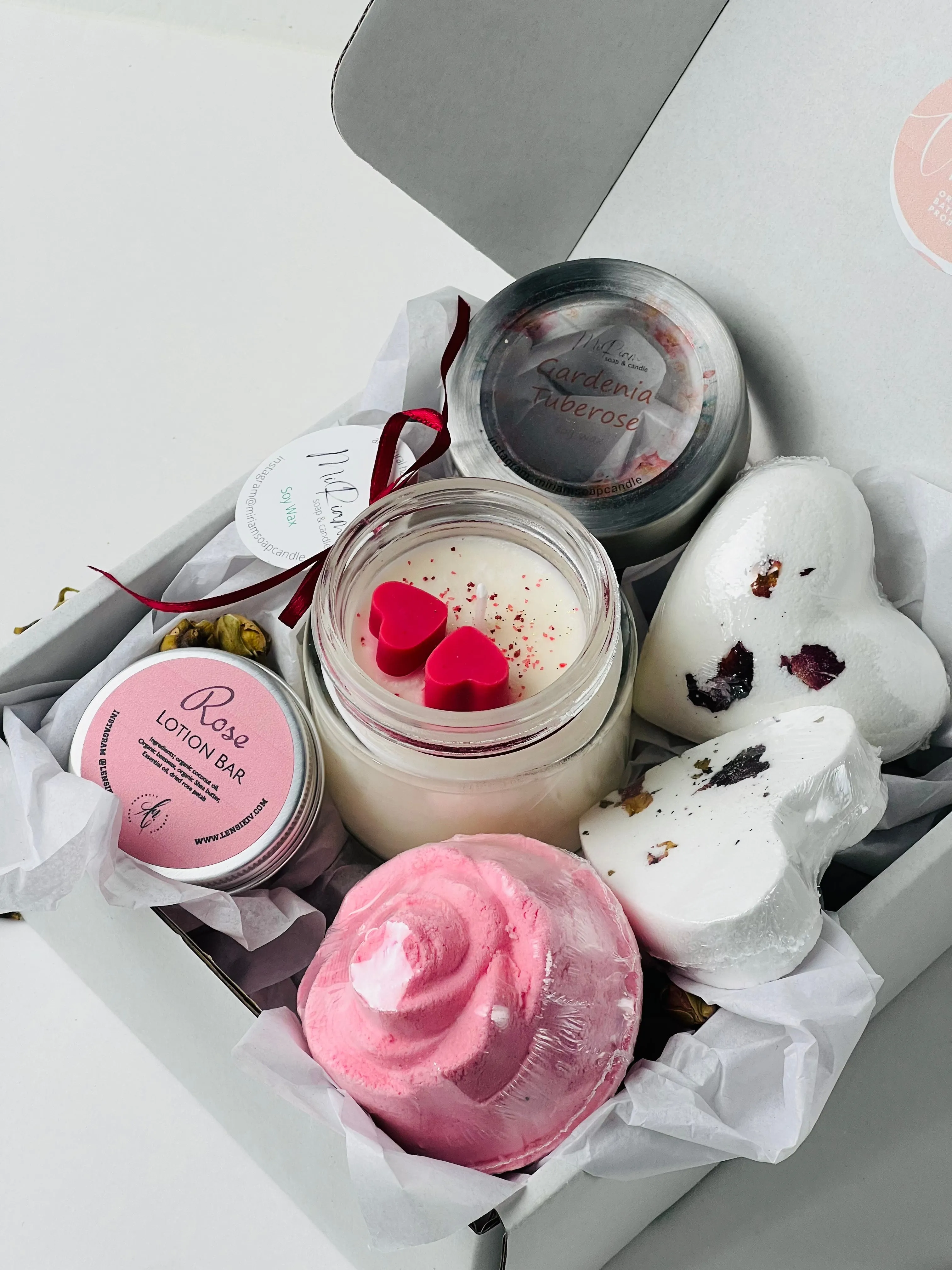 Winter Rose Spa set