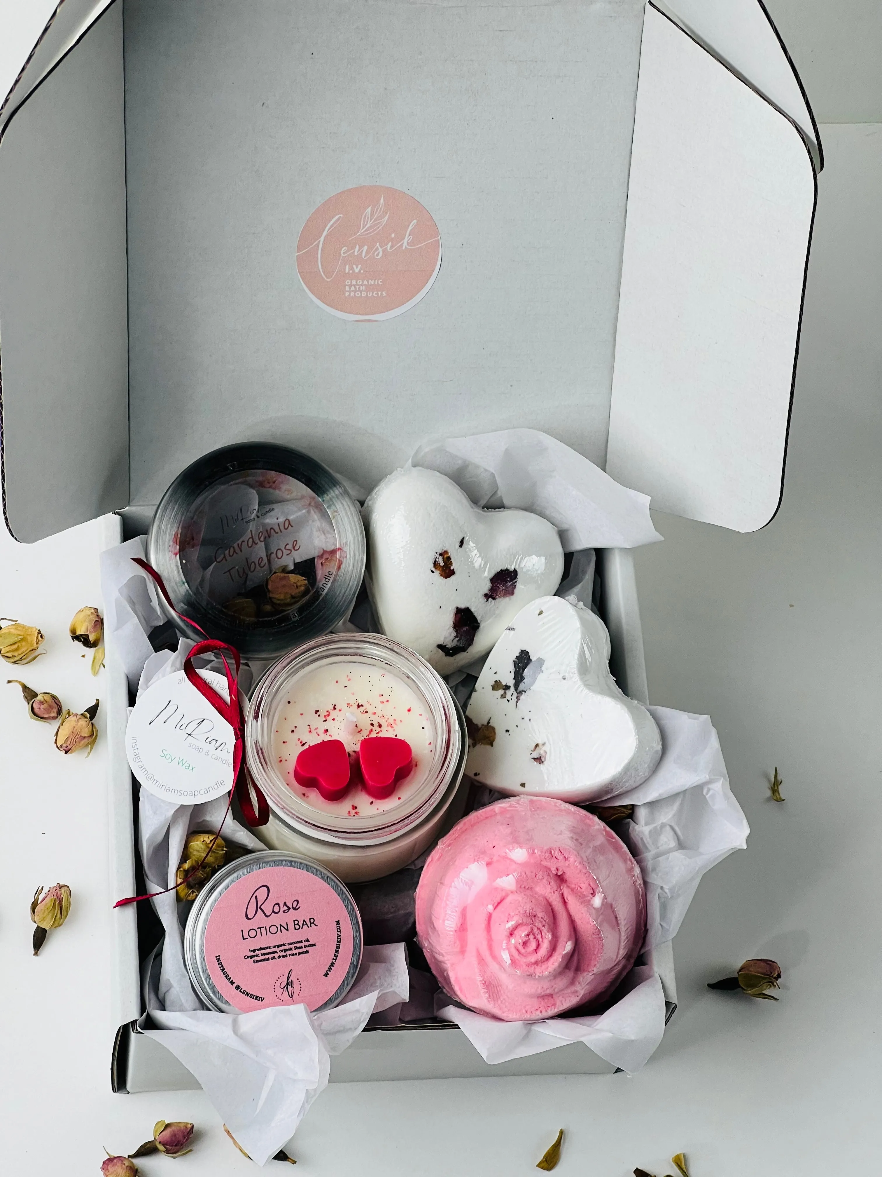 Winter Rose Spa set