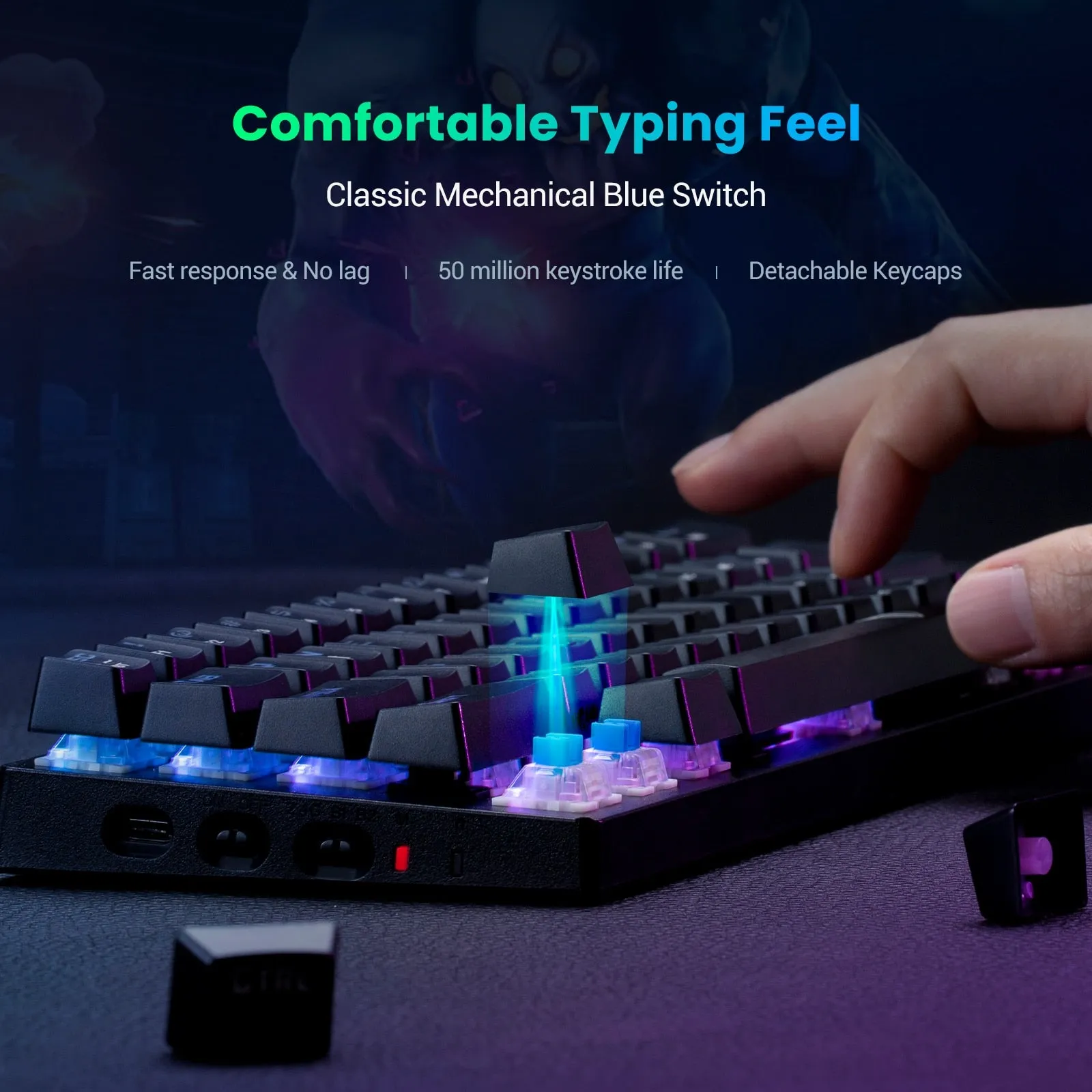 Wireless RGB Mechanical Gaming Keyboard