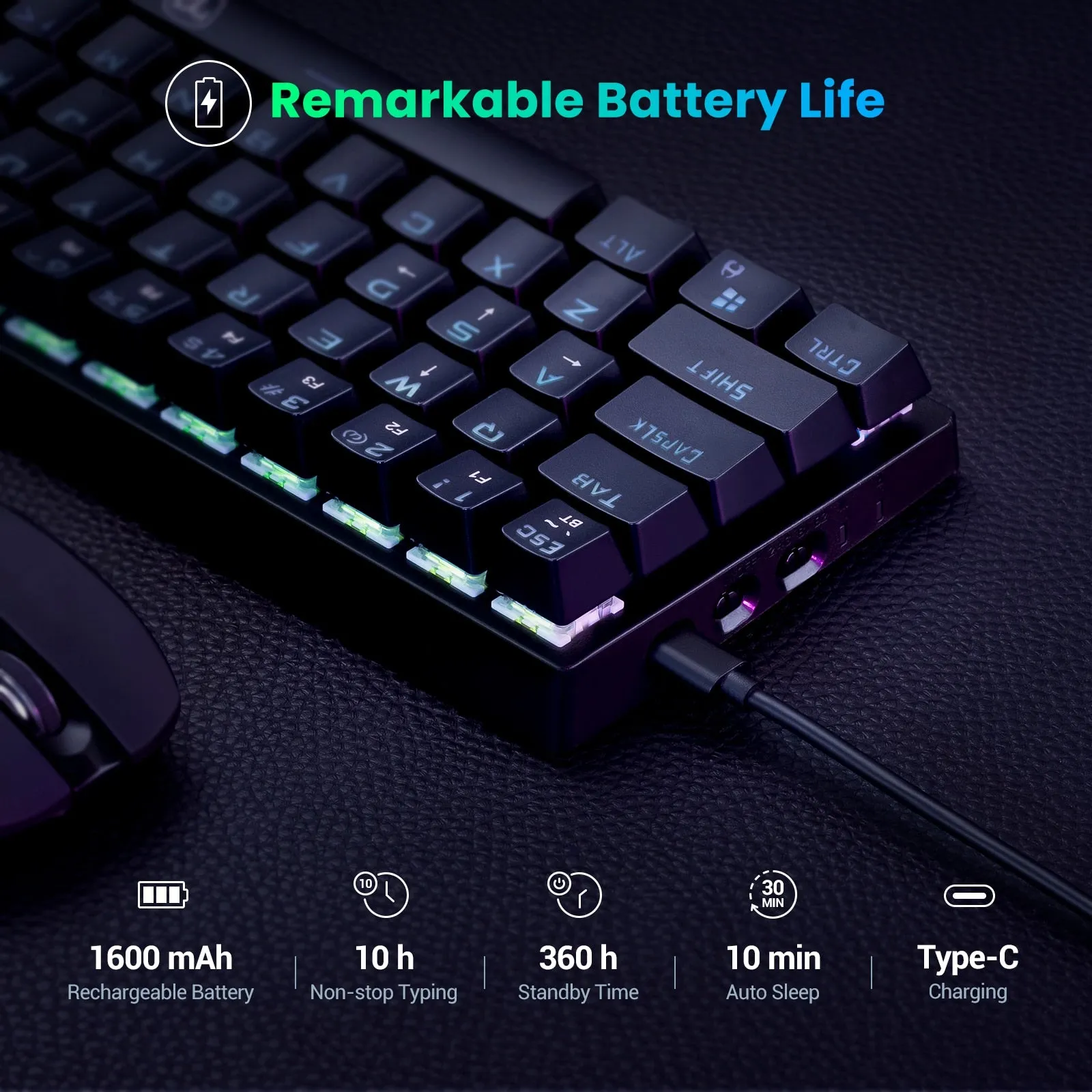Wireless RGB Mechanical Gaming Keyboard
