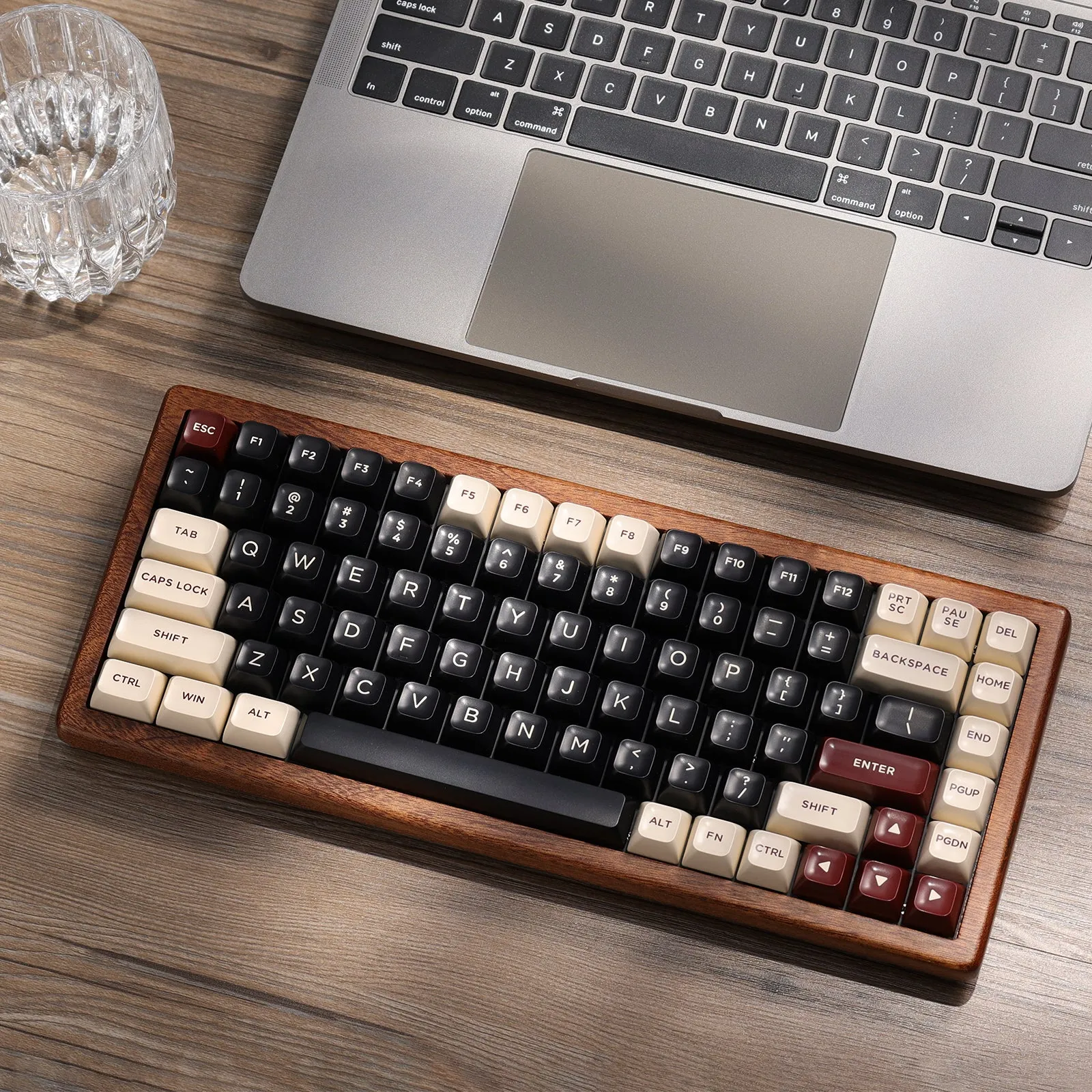 WK84 Wired Wooden Mechanical Keyboard
