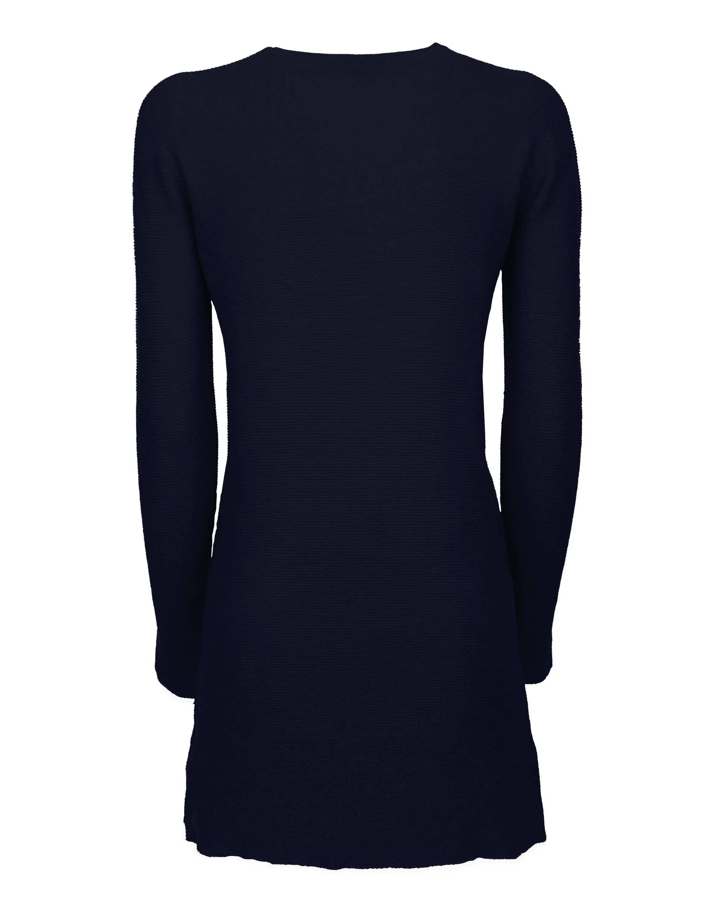 Women's Cashmere Links Stitch Duster Cardigan Night Blue