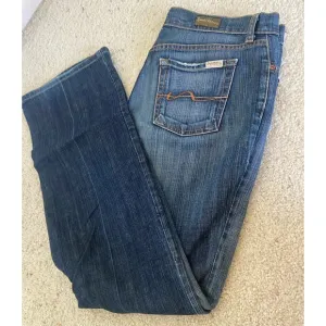 Women's  David Kahn Lauren Distressed 5-Pocket Jeans-Size 8-Boot Cut