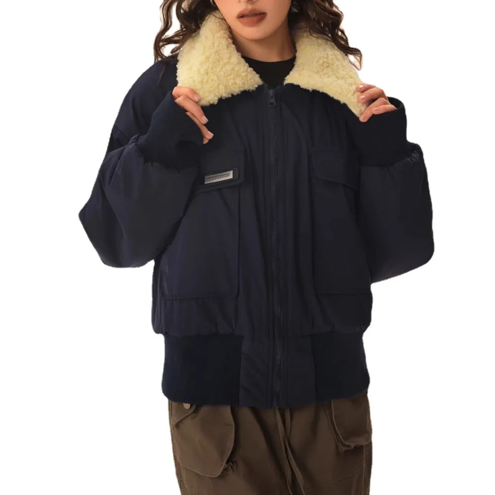 Women's Hot Girls Solid Color Coat