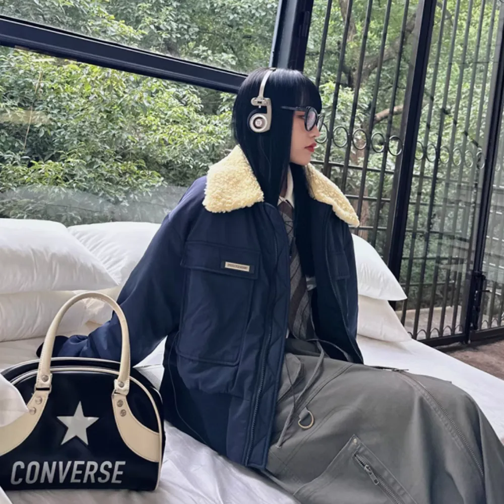 Women's Hot Girls Solid Color Coat