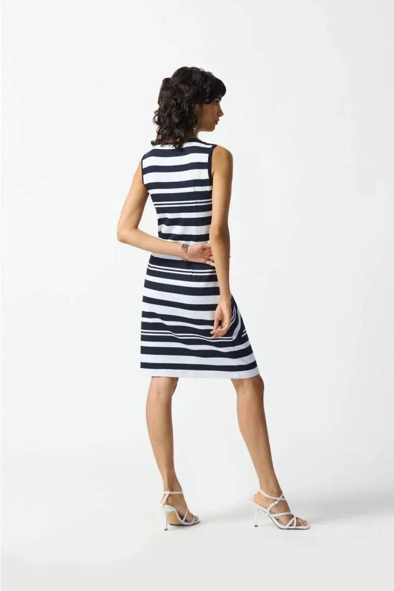 Women's Joseph Ribkoff | Sheath Dress in Bold Print | Midnight Blue