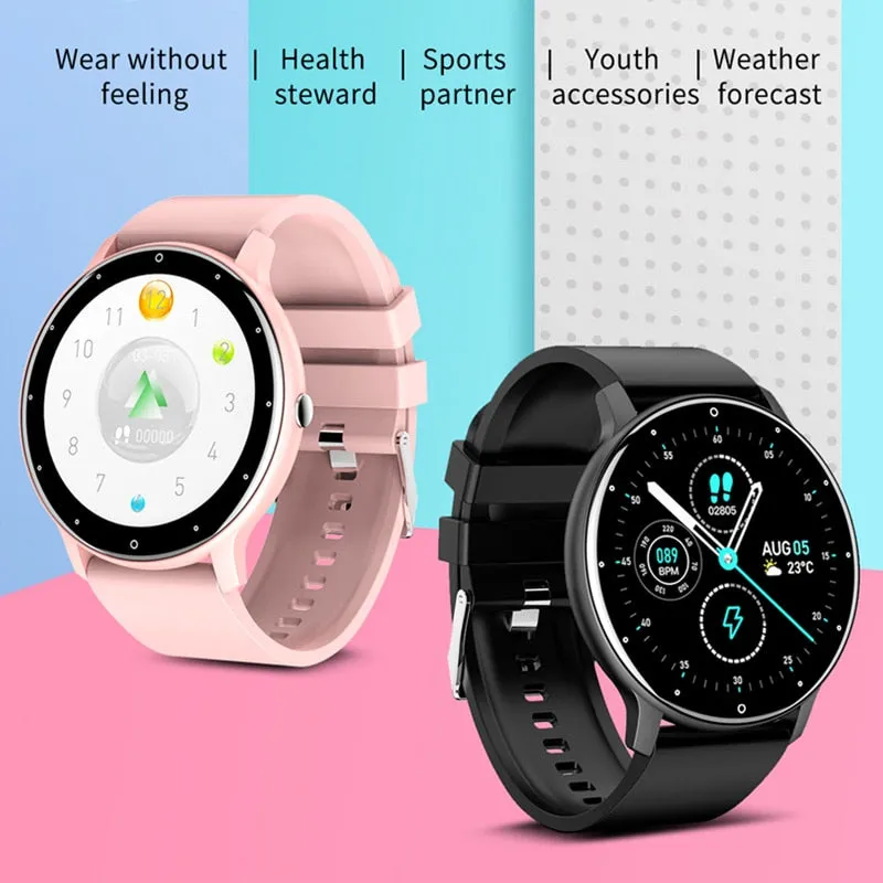 Women's Real-Time Weather Forecast Activity Tracker Whatsapp Smart Watches  Notification Reminder IP67 Waterproof Smartwatches