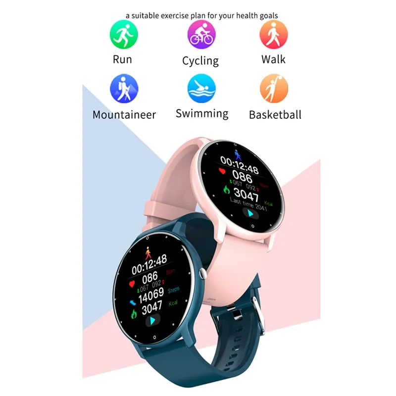 Women's Real-Time Weather Forecast Activity Tracker Whatsapp Smart Watches  Notification Reminder IP67 Waterproof Smartwatches