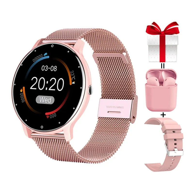 Women's Real-Time Weather Forecast Activity Tracker Whatsapp Smart Watches  Notification Reminder IP67 Waterproof Smartwatches