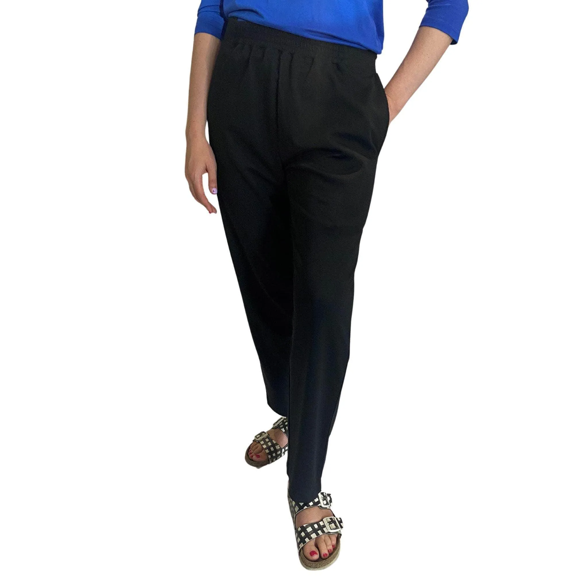 Women's Tess Elastic Waist Pant with Side Opening