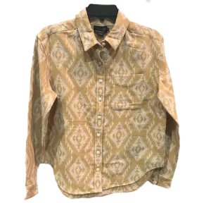 Women's Yellow Chevron Doublesoft Shirt by Pendleton